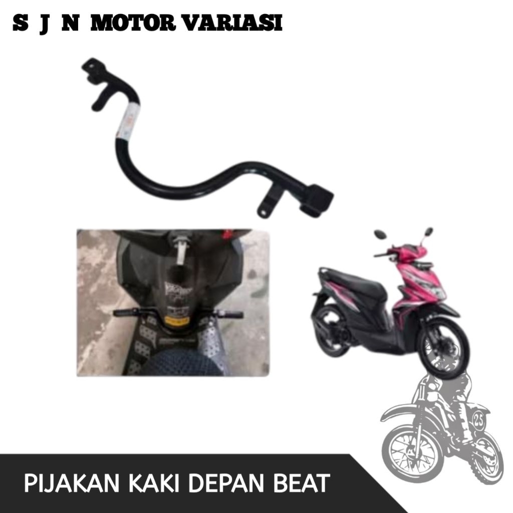 Pijakan Kaki Beat Footstep Beat FI Injakan Kaki Beat 2017 - 2020 Satu Set SJN Motor Variasi