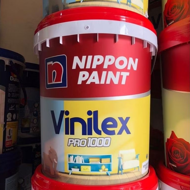 Nippon Paint-Vinilex Pro 1000 Interior warna PUTIH SUPER KENTAL Cat tembok 20Kg