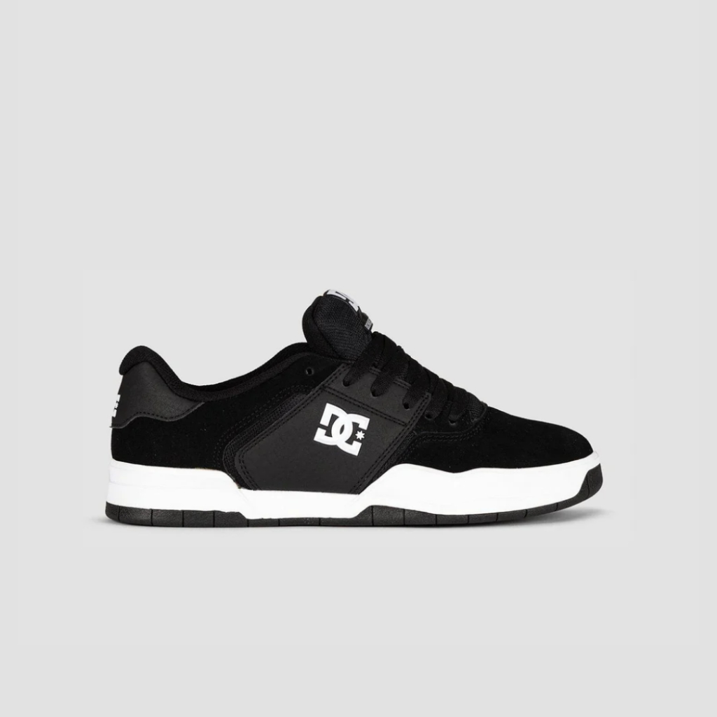 DC Shoes Sepatu Sneakers Skate Pria Original Central M Shoe BKW BNIB Resmi Hitam Putih Leather Versa