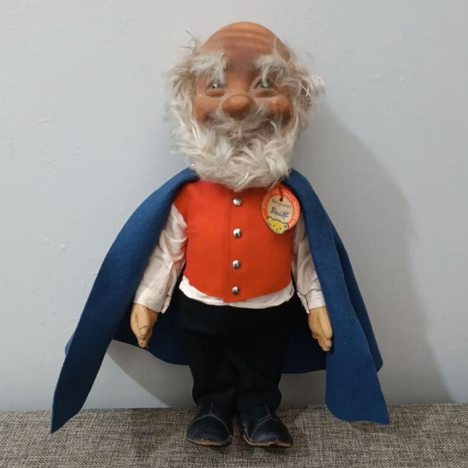 Boneka Antik Steiff Zwerg Kurcaci 1955 Original Jerman