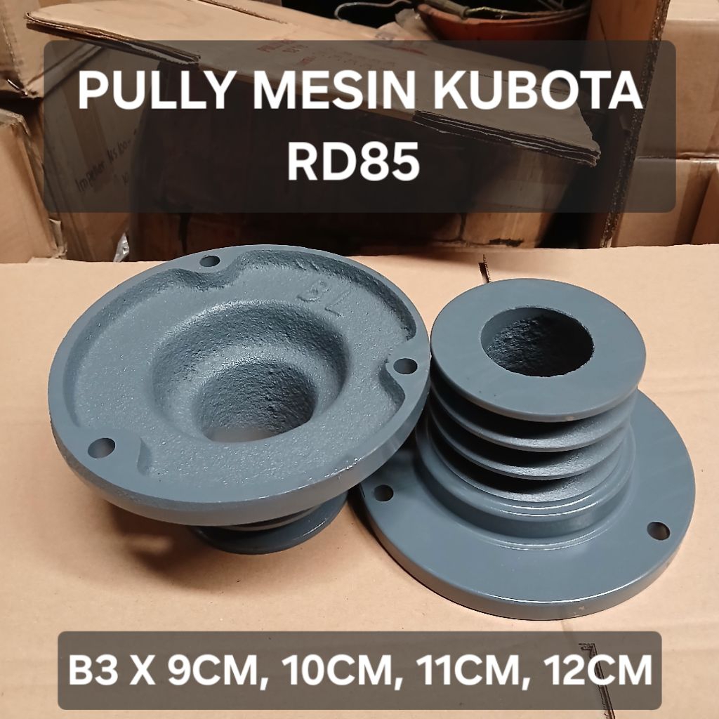 PULLY MESIN KUBOTA RD85 B3X 9CM 10CM 11CM 12CM