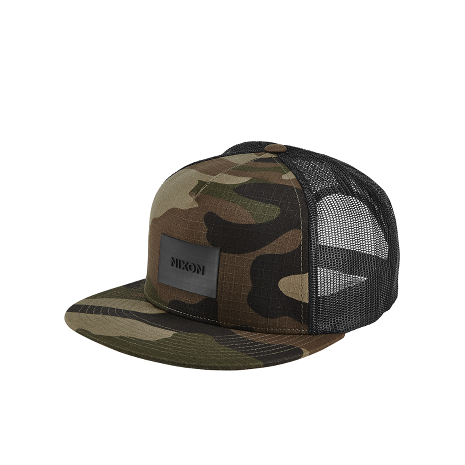 NIXON HAT-TEAM TRUCKER HAT CAMO-C2167819