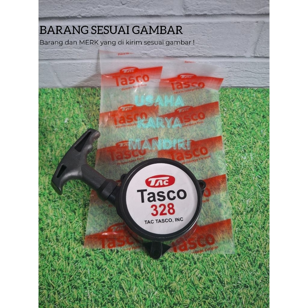 recoil starter mesin potong rumput tasco 328 tarikan mesin rumput tasco kap engkol mesin tasco 318