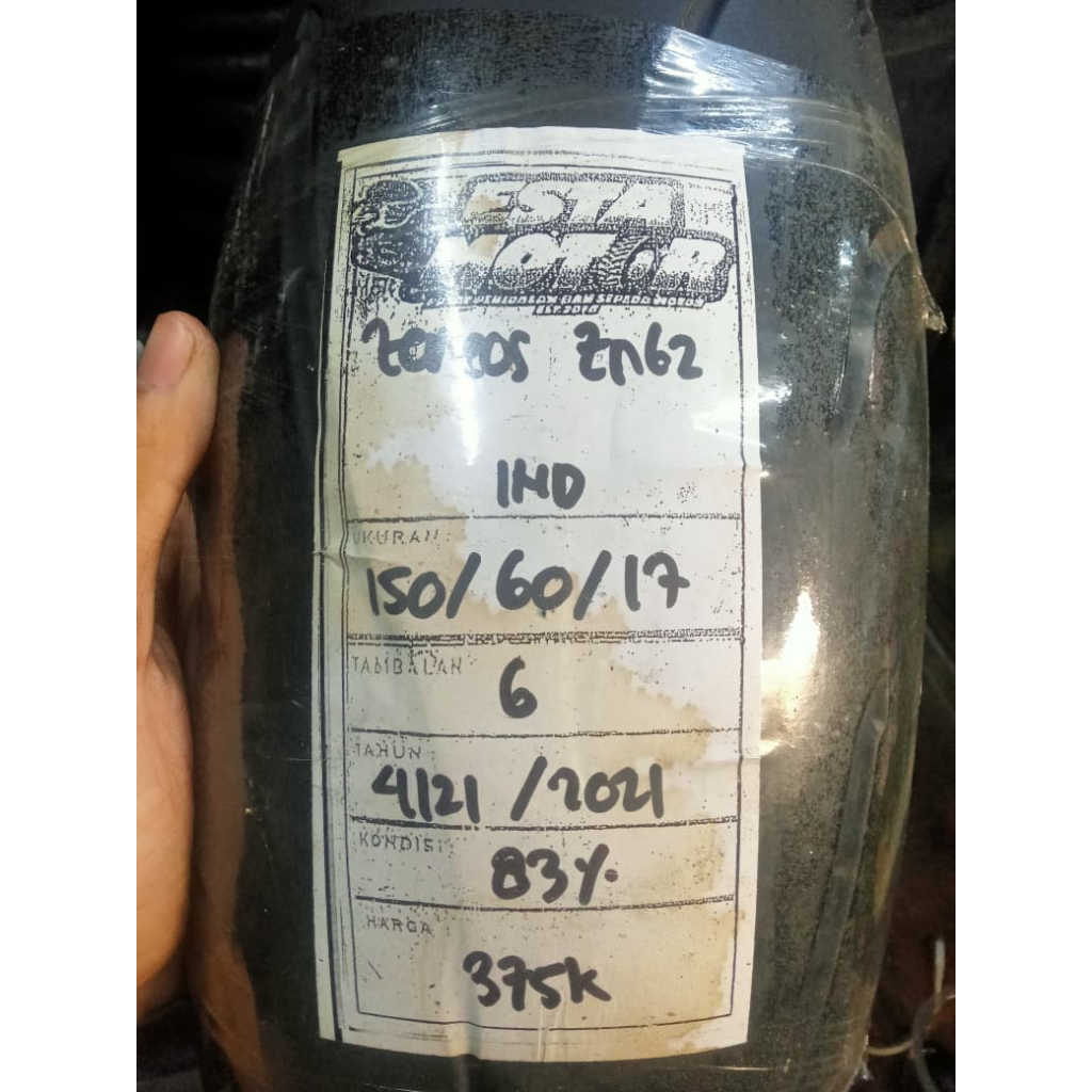 BAN COPOTAN ZENEOS ZN 62 RING 17 UKURAN 150 60 17 KODE4121