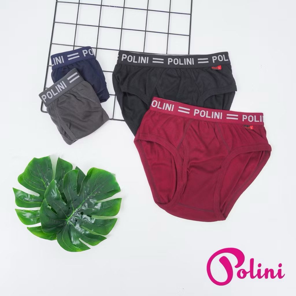Lusinan Celana Dalam Pria Dewasa POLINI 047 W - CD Segitiga Ukuran L-XL-XXL