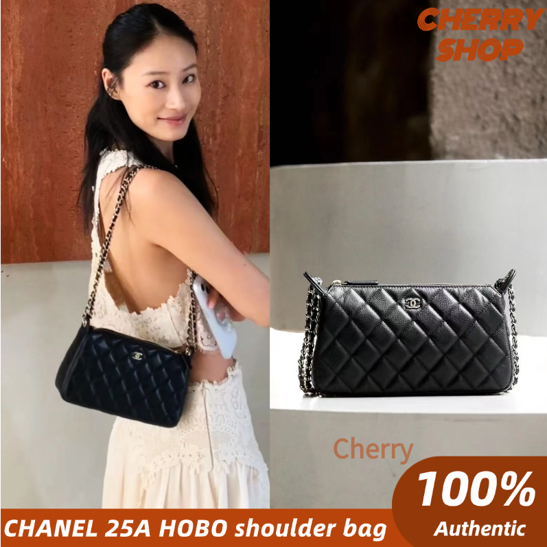 CHANEL 25A HOBO shoulder bag / Tas bahu CHANEL 25A HOBO