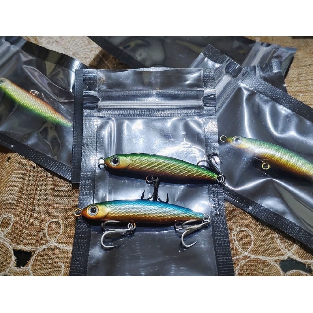 Umpan Lure Flutterstick 5cm 3g – Lure Predator Air Tawar & Payau (Baramundi, Hampala, GT, Mangrove J