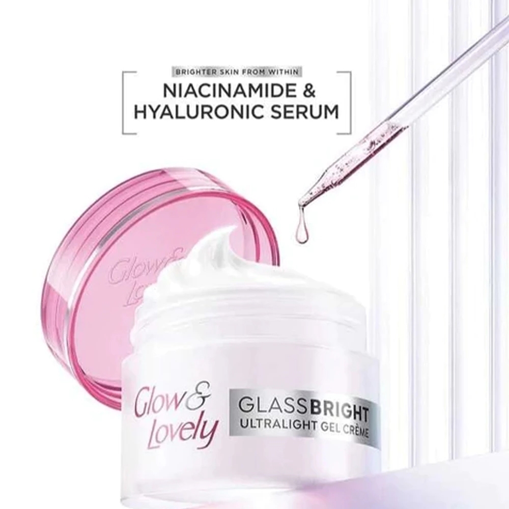 Glow & Lovely Glassbright Gel Cream Niacinamide Hyaluronic
