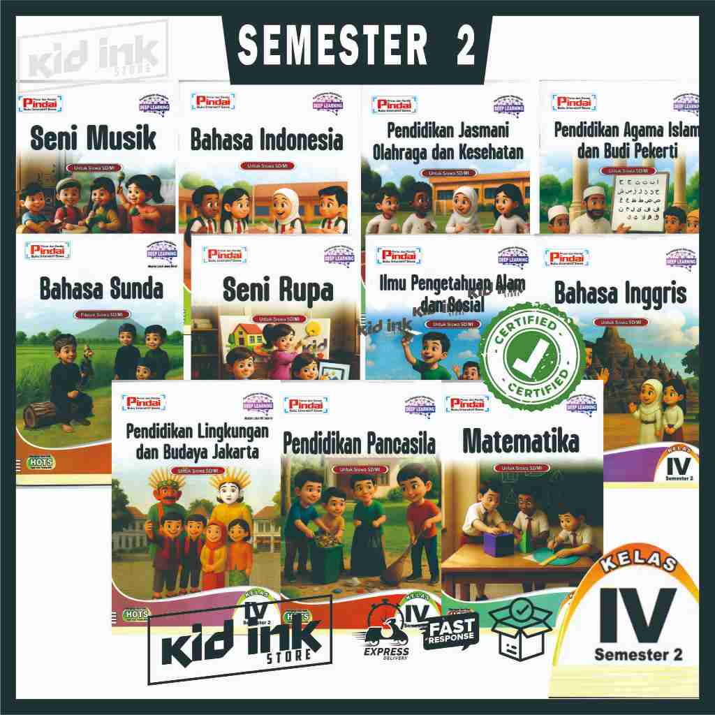 LKS KELAS 4 SEMESTER 2 TERBARU PINDAI