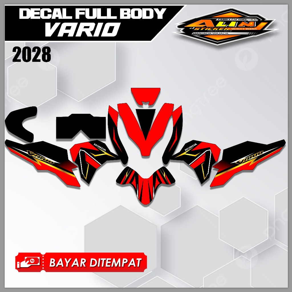 2028 Decal Full Body Honda Vario 125 New th 2023 Stiker Full Body Honda Vario 125 New Stiker design 