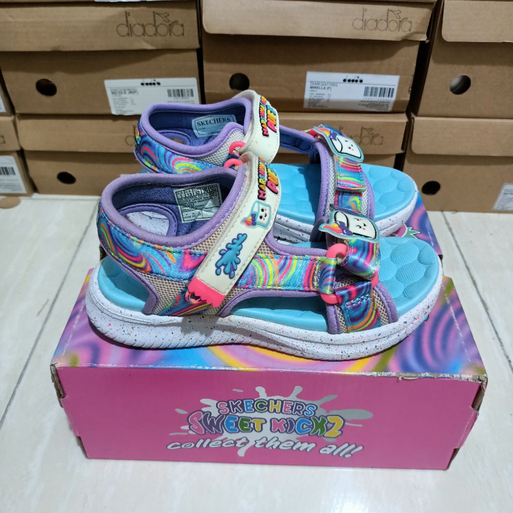 Skechers sandal kids ( Size : 32   )