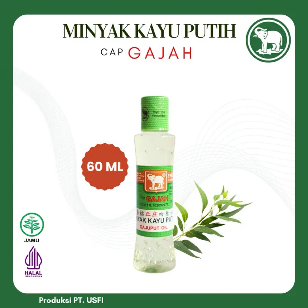MINYAK KAYU PUTIH CAP GAJAH/60 ml