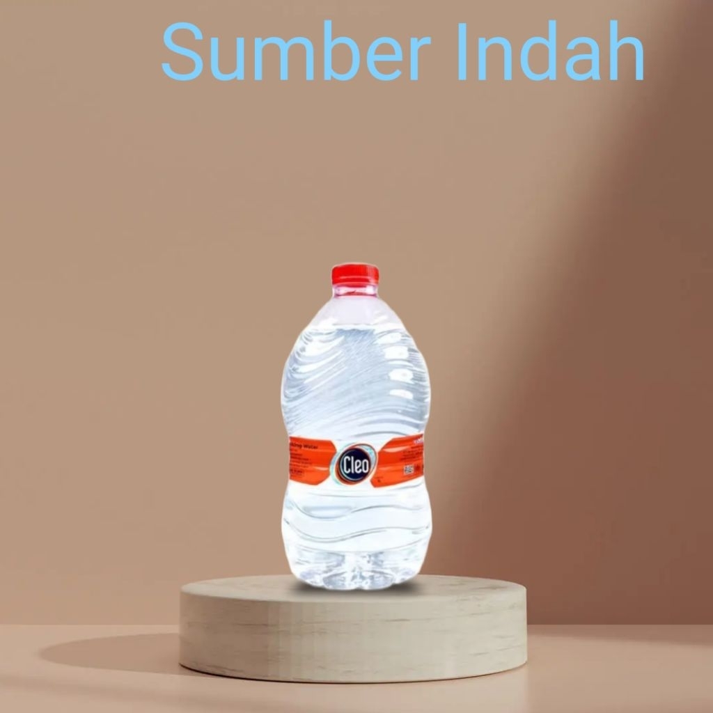 air minum cleo 1 liter kemasan botol 1000 ml segar dan murni 1 dus isi 12 botol