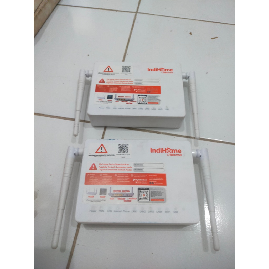 Router ZTE F607L, F672Y, F609 V1,V2,V3 Port Biru Plus Adaptor Normal