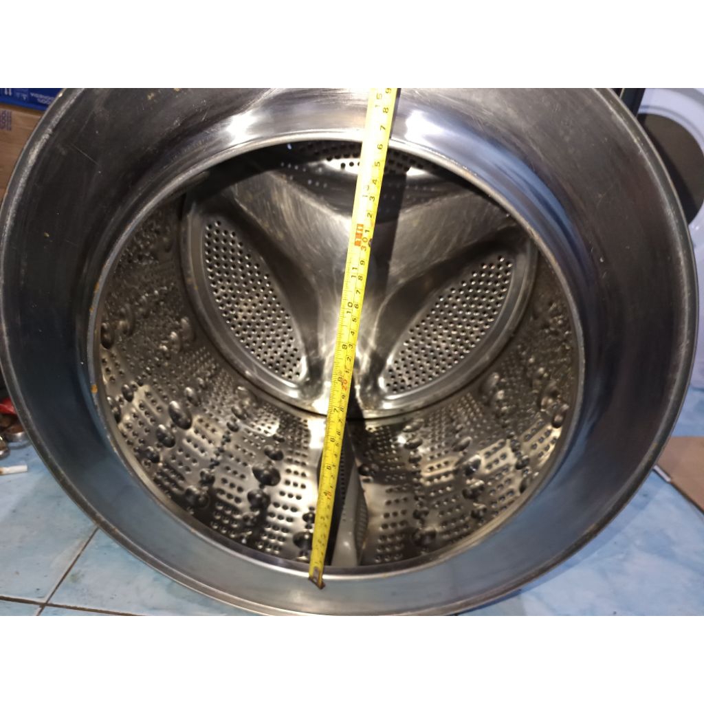 tabung setenlis mesin cuci LG front loading 12 kg _13kg
