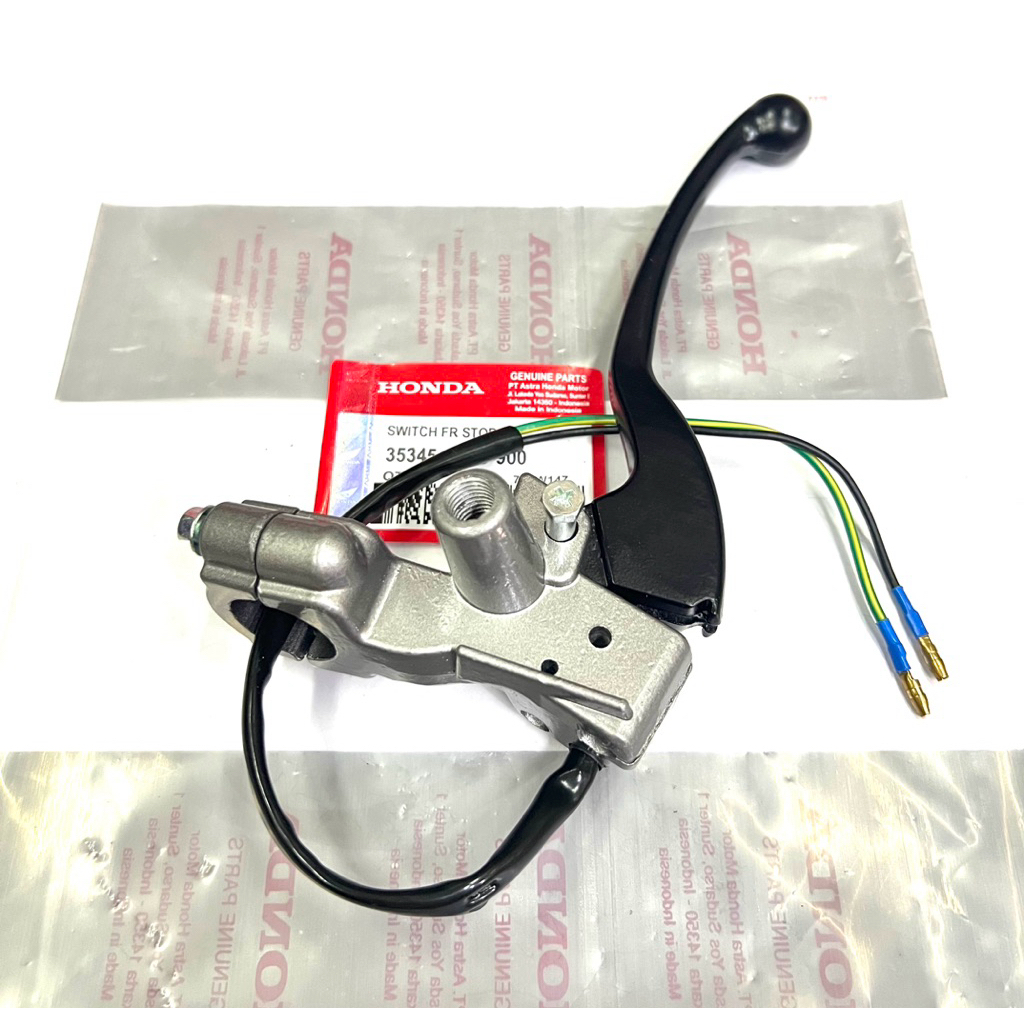 Dudukan Kaca Spion Kiri Beat Karbu + Handle Kiri hitam + Switch Rem Beat Karbu Vario 110 Beat Fi