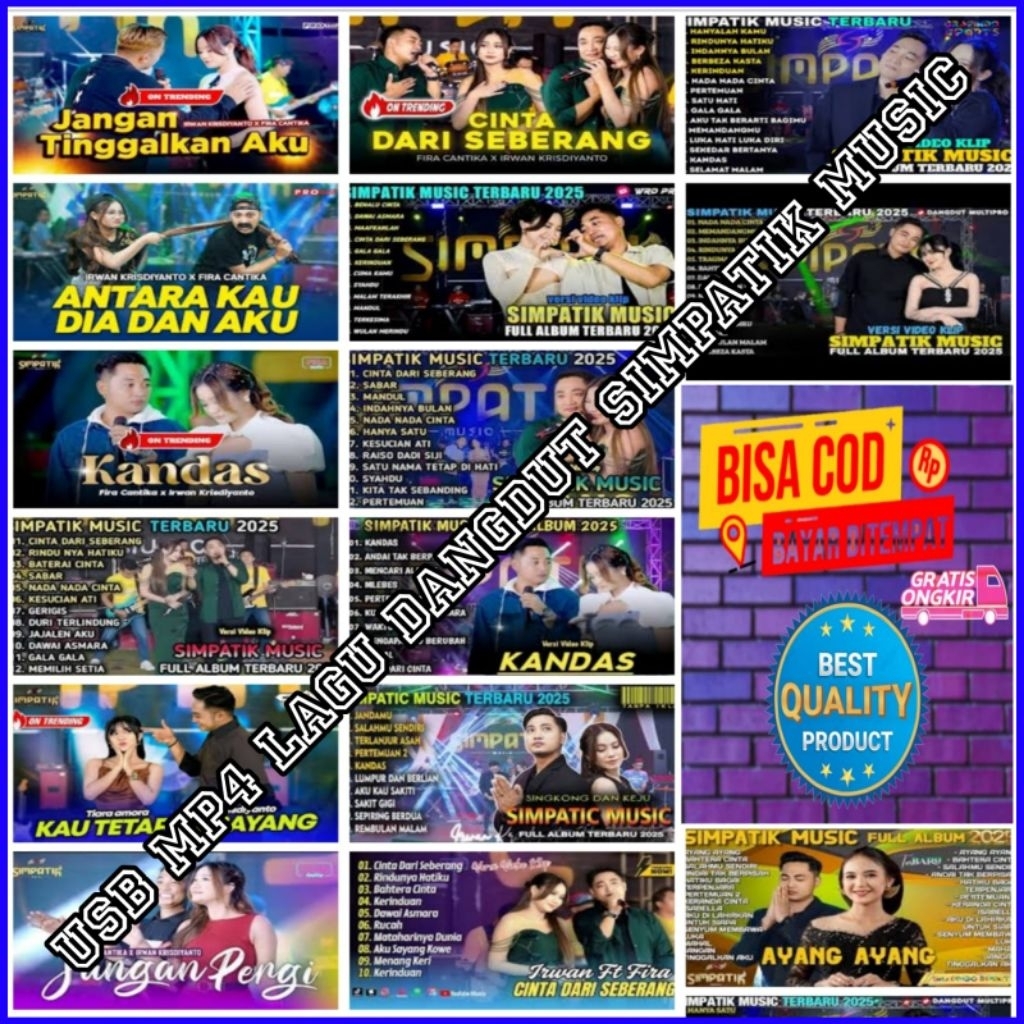 USB MOBIL LAGU DANGDUT KOPLO TERBARU VIRAL - USB MOBIL MP3 LAGU DANGDUT SIMPATIK MUSIC TERBARU - USB