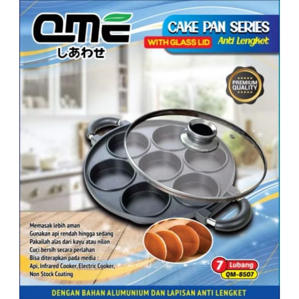 Cetakan Kue Cubit & Cetakan Kue Pancong / Kue Pukis (Cake Pan 7 Lubang, 8 Lubang, 10 Lubang)