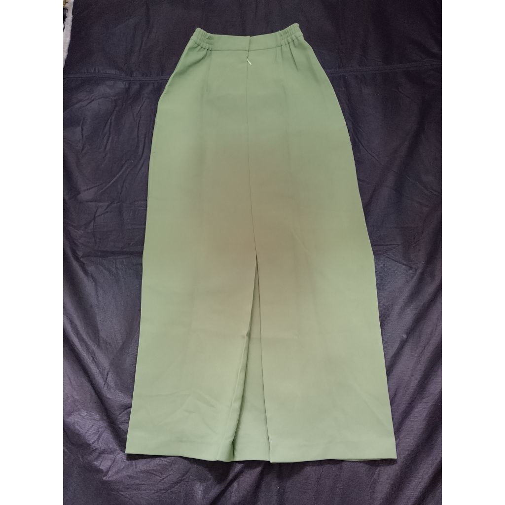 Rok LINMAS / PDH / PNS / ASN / DINAS / Pemda / Kerja / Guru. Hijau Sage. Perempuan. Preloved