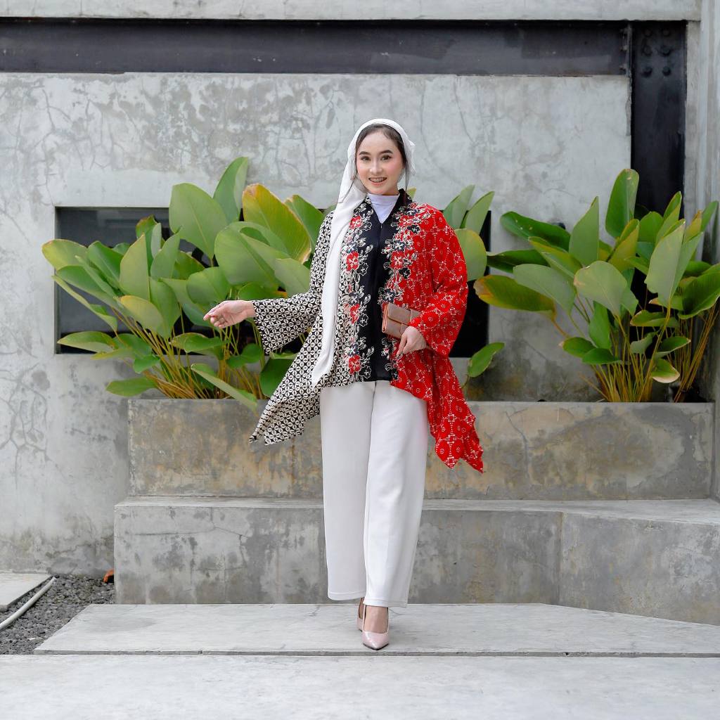 Benang Raja Atasan Katun Paris Primis Kembang Kawung