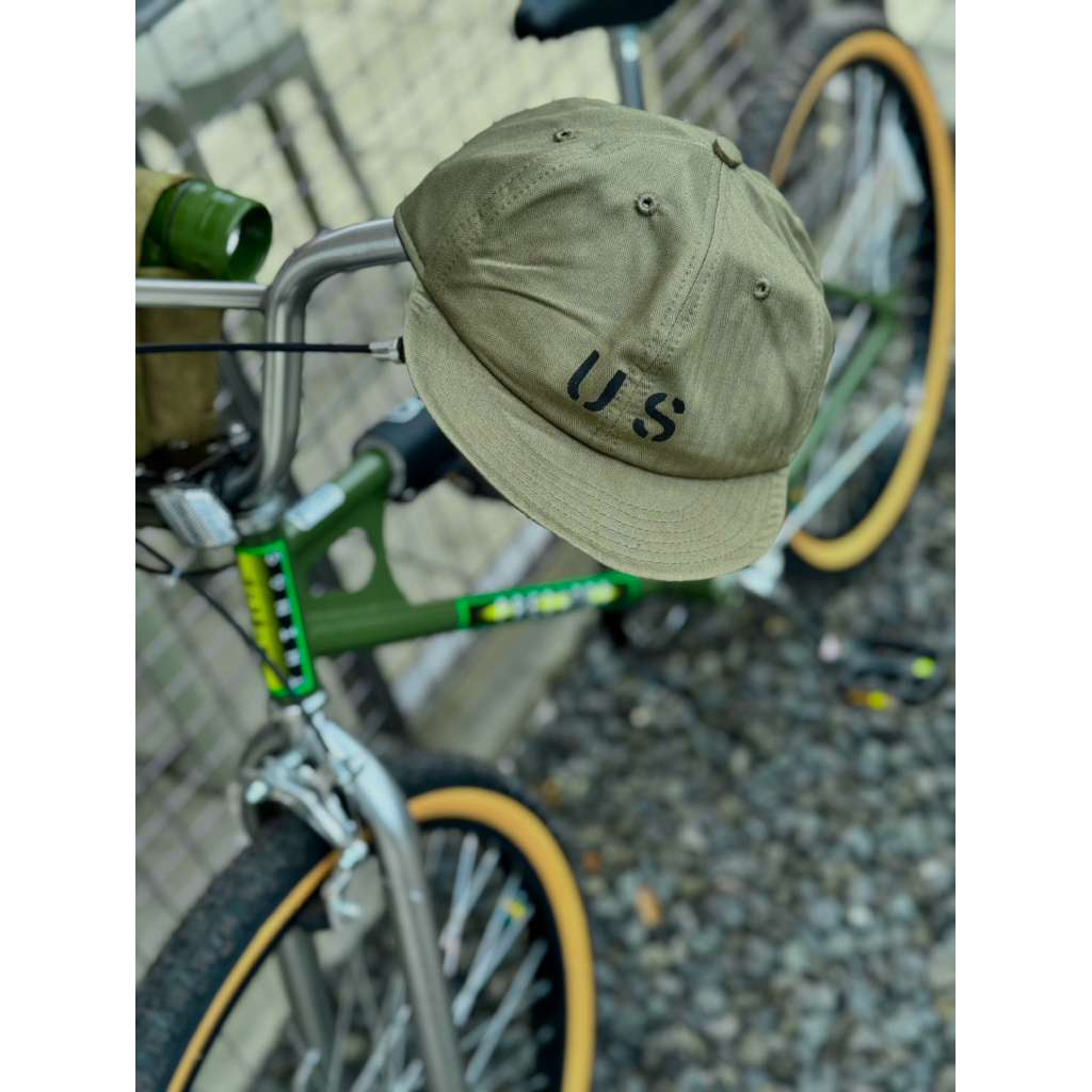 Topi OG US Army mechanic Cap herringbone BDU SLANT OLIVE