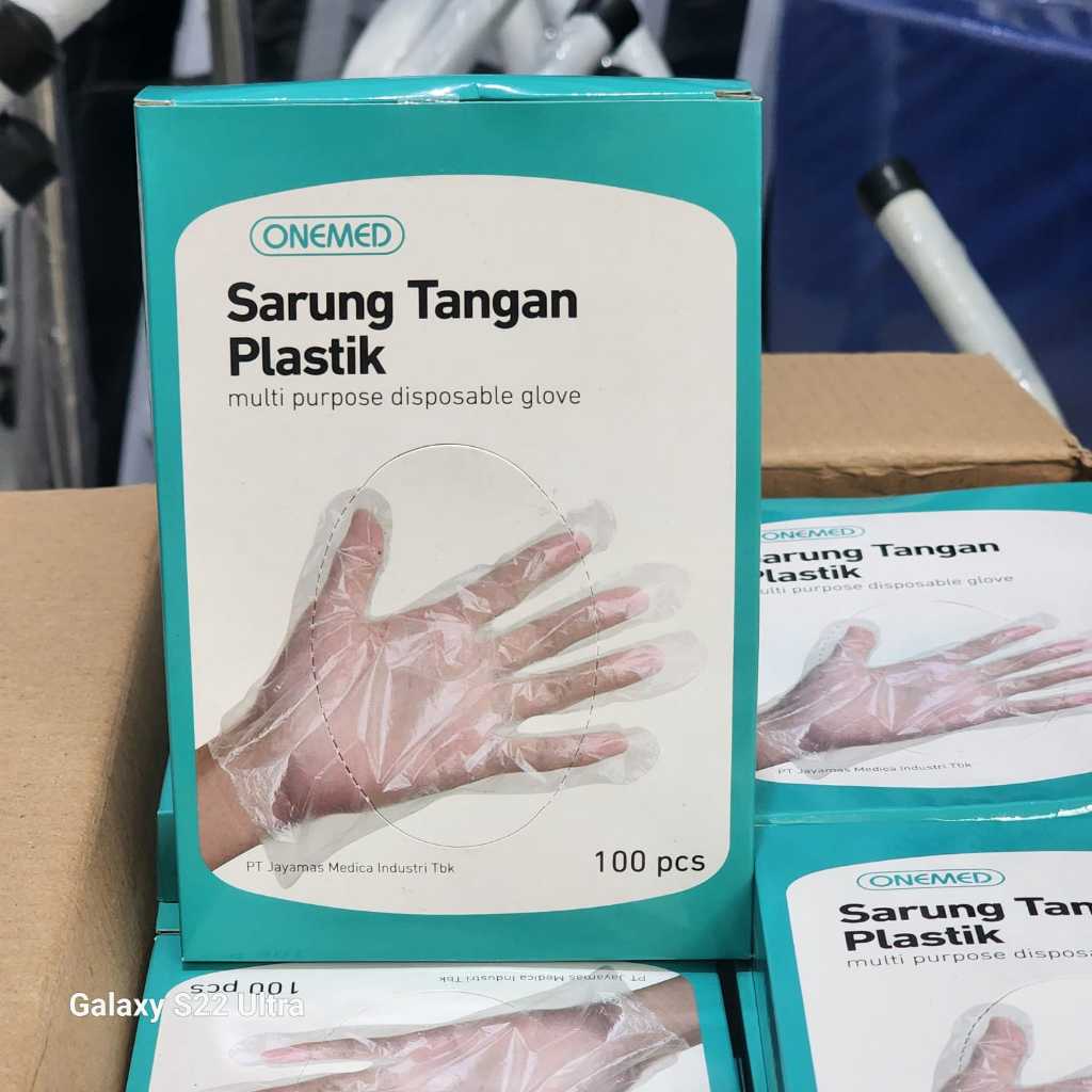 SARUNG TANGAN PLASTIK ONEMED / SARUNG TANGAN PLASTIK FOOD GRADE / SARUNG TANGAN PLASTIK