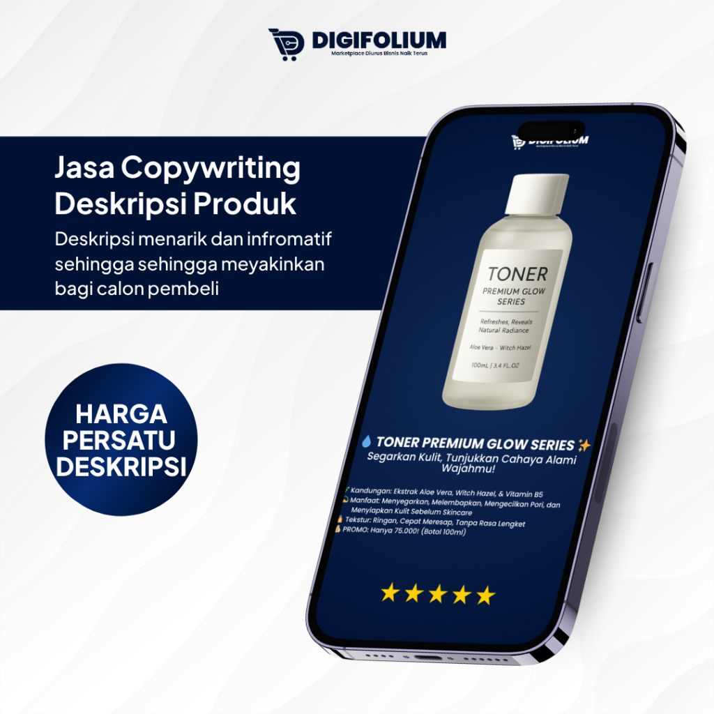 Jasa Pembuatan Copywriting Deskripsi Produk Shopee Per Pcs Marketplace Free Konsultasi