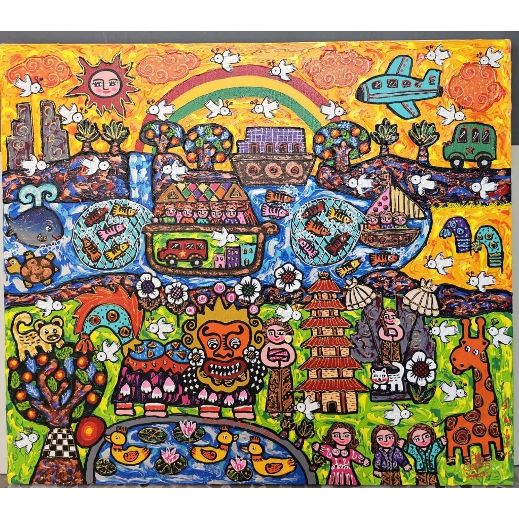 Lukisan Erica Original + Sertifikat