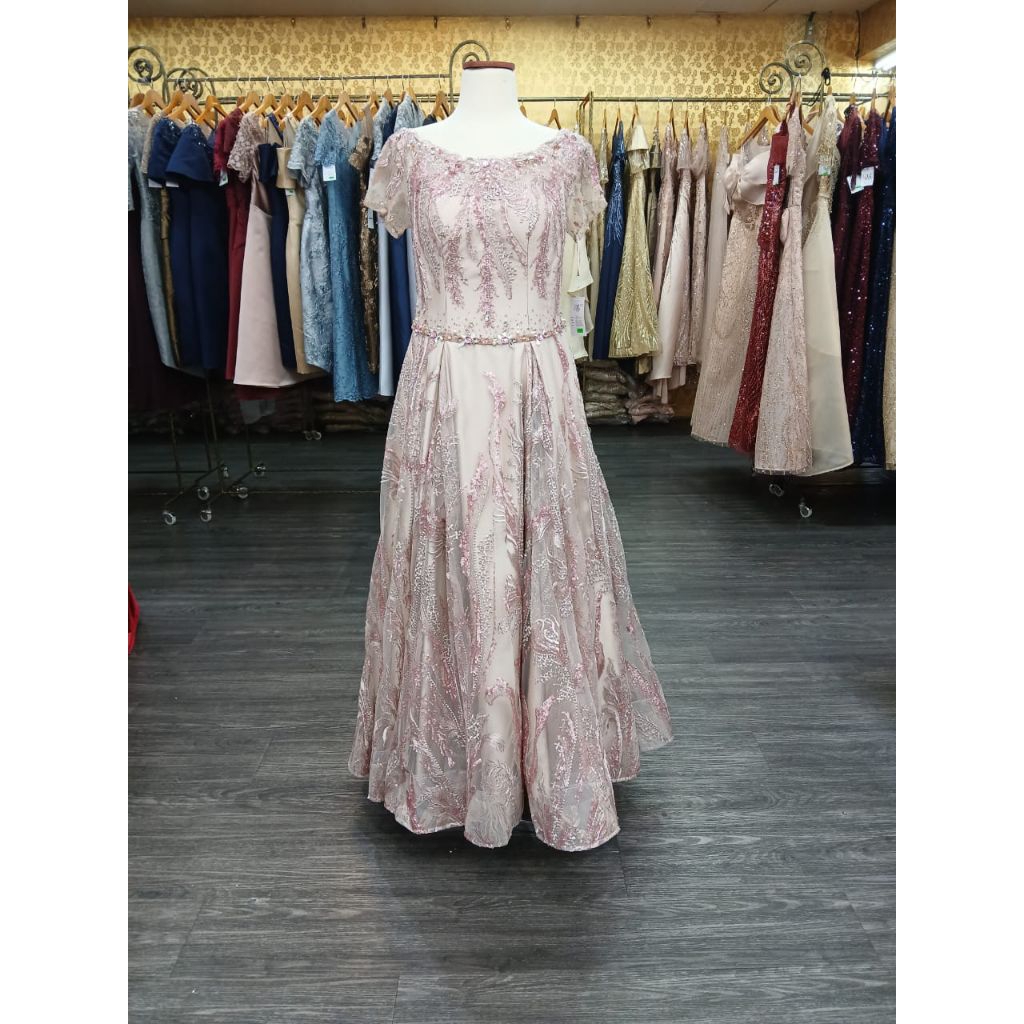 Gaun Pesta 6112 Dusty Pink