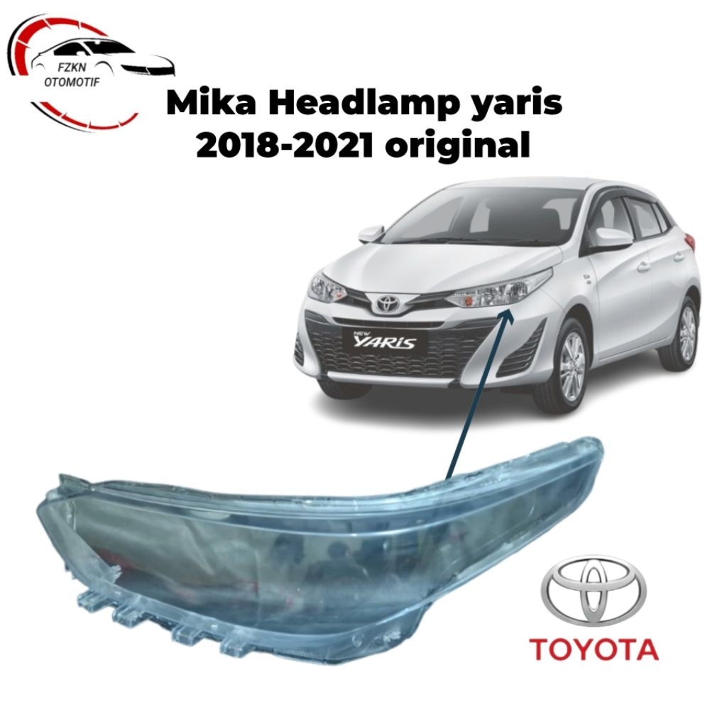 Mika Headlamp Yaris 2018-2021 Original copotan