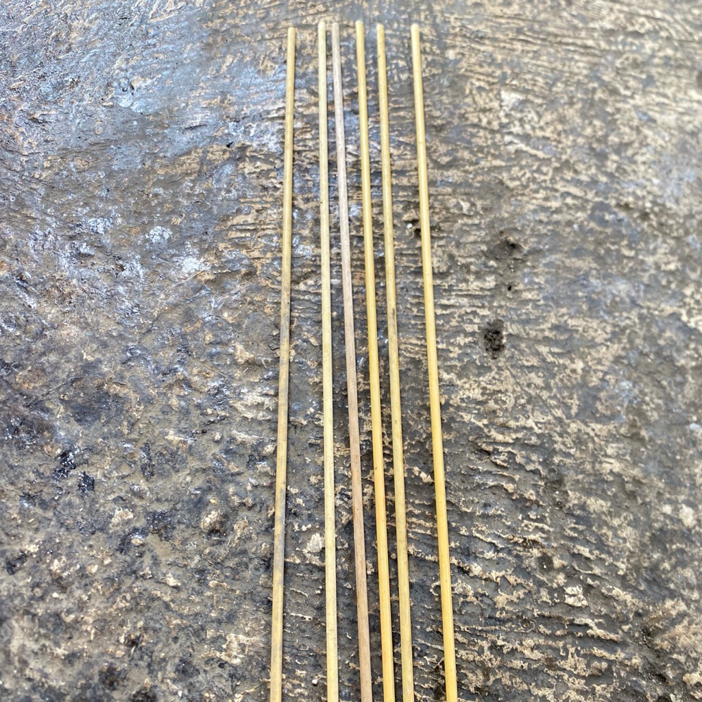 Blank carbon sutet mentah 7mm pendek