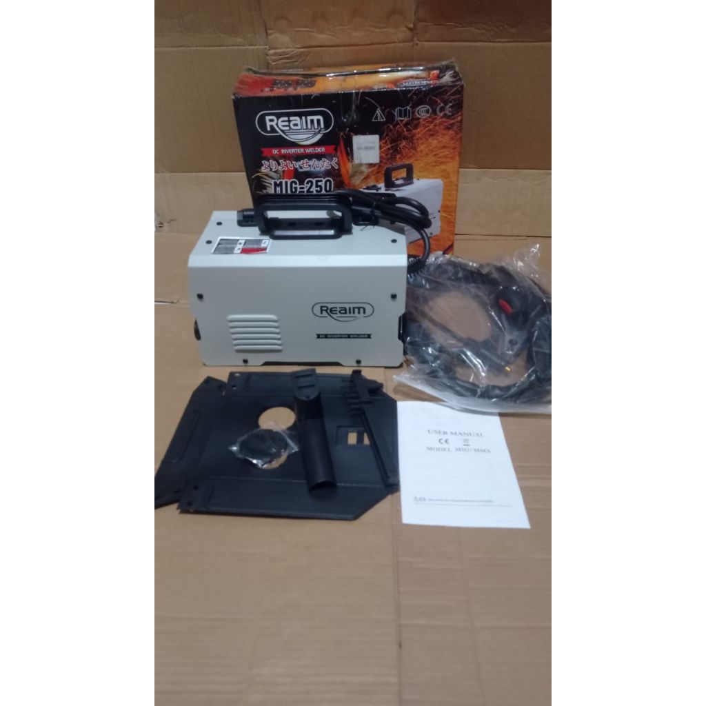 MESIN TRAVO LAS LISTRIK INVERTER 900 WATT REAIM 3IN1 MIG(250-950-999) KONDISI BARU