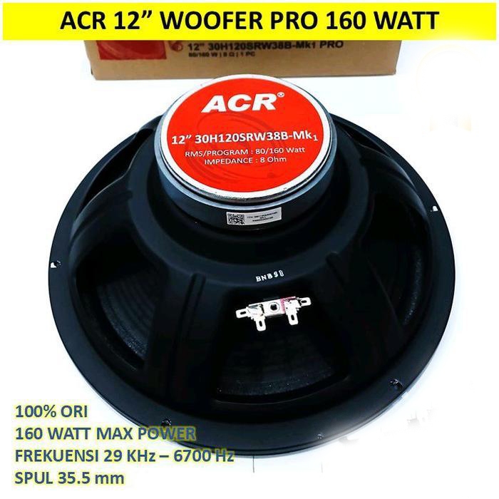 Raa - Speaker 12 Inch Woofer Acr Pro - Speaker Woofer Wufer 12 Inch Acr Pro