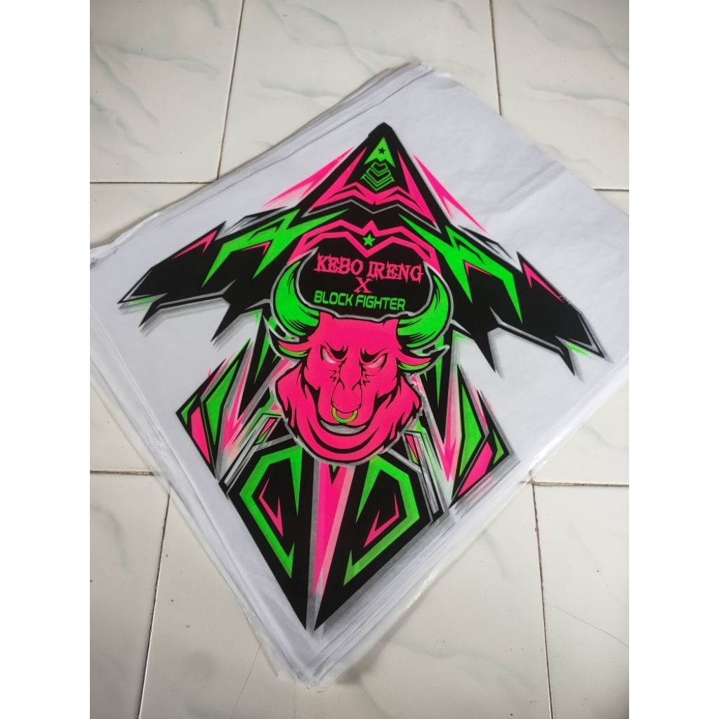 Kertas Layangan Sukhoi 3 Warna Stabilo isi 30 Lembar ( Kertas Saja )