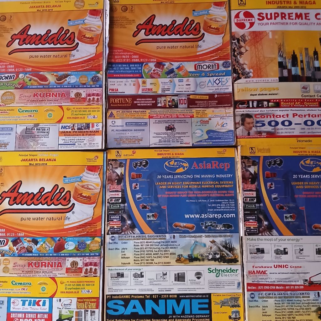 YELLOW PAGES ASIAREP JAKARTA MEI 2013-2014