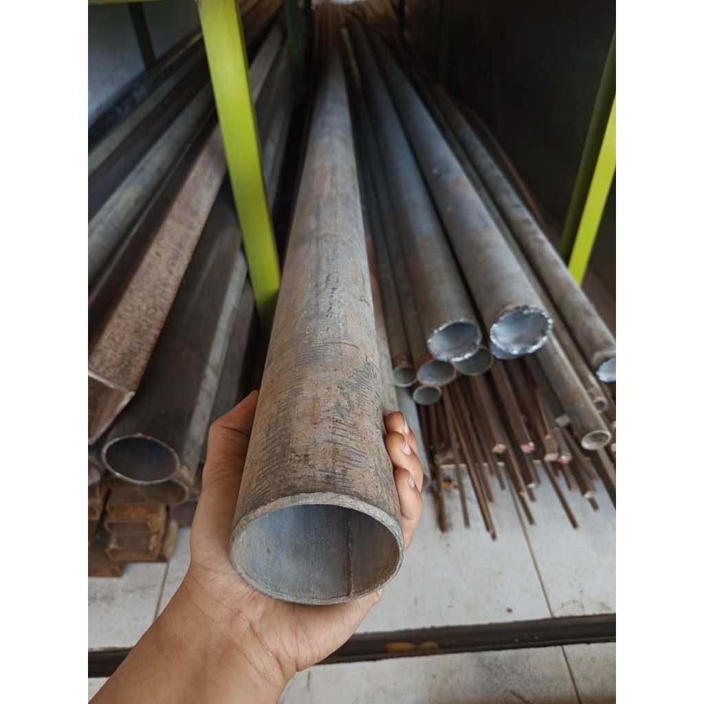Pipa Besi Galvanis 2 ½ Inch Tebal 3.6 mm OD 75.5 mm ID 67 mm  ( Harga per 1 meter )