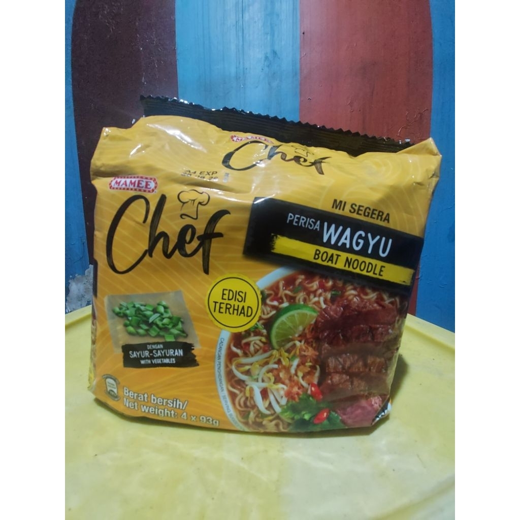 Mamee Chef Wagyu (4x93gr) Mamee Chef Perisa Wagyu