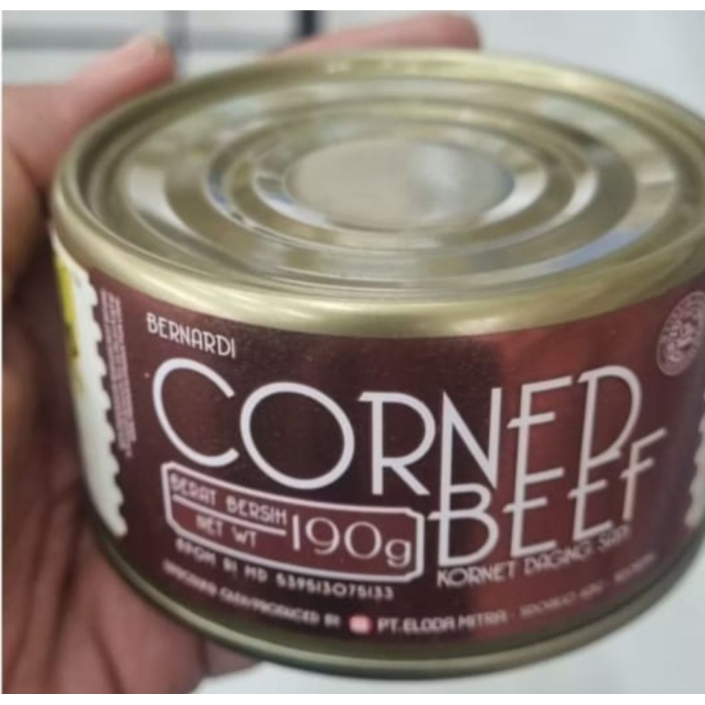 Bernardi Corned Beef / Kornet Daging Sapi 190-290gr Halal