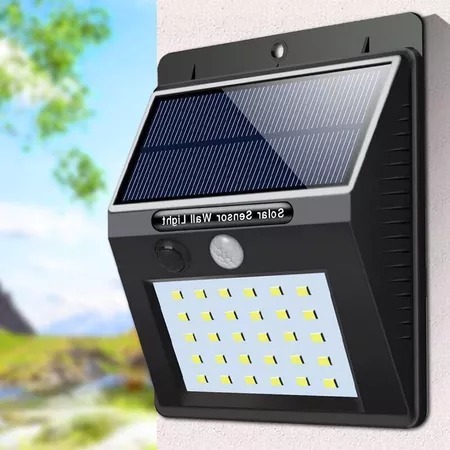 Lampu solar LED waterproof 30 LED solar sensor gelap outdoor lampu LED