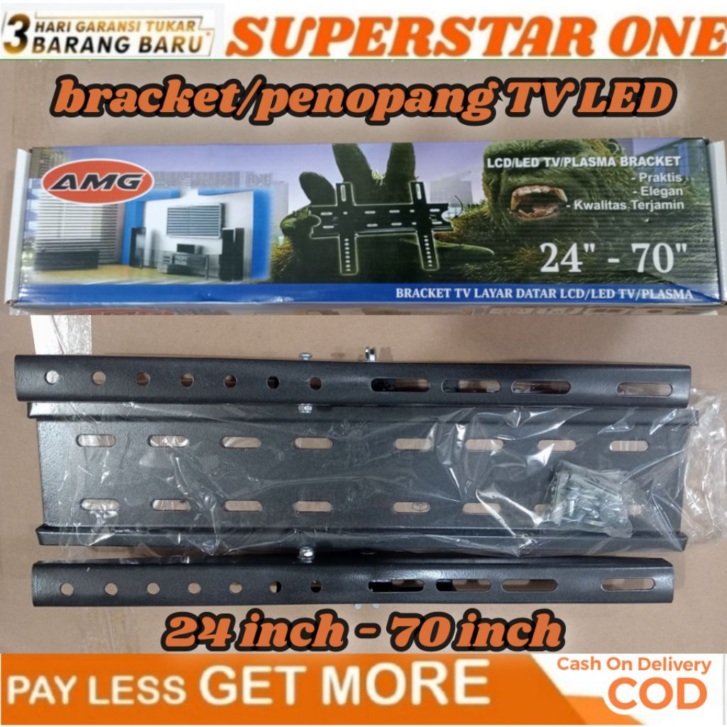 bracket/braket/penopang TV led 24 inch - 70 inch