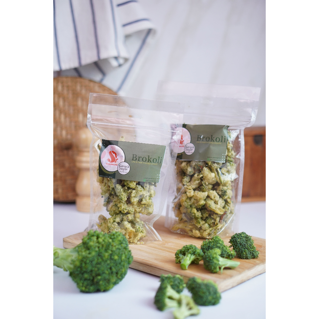 Keripik Kering Sayur Brokoli Asli