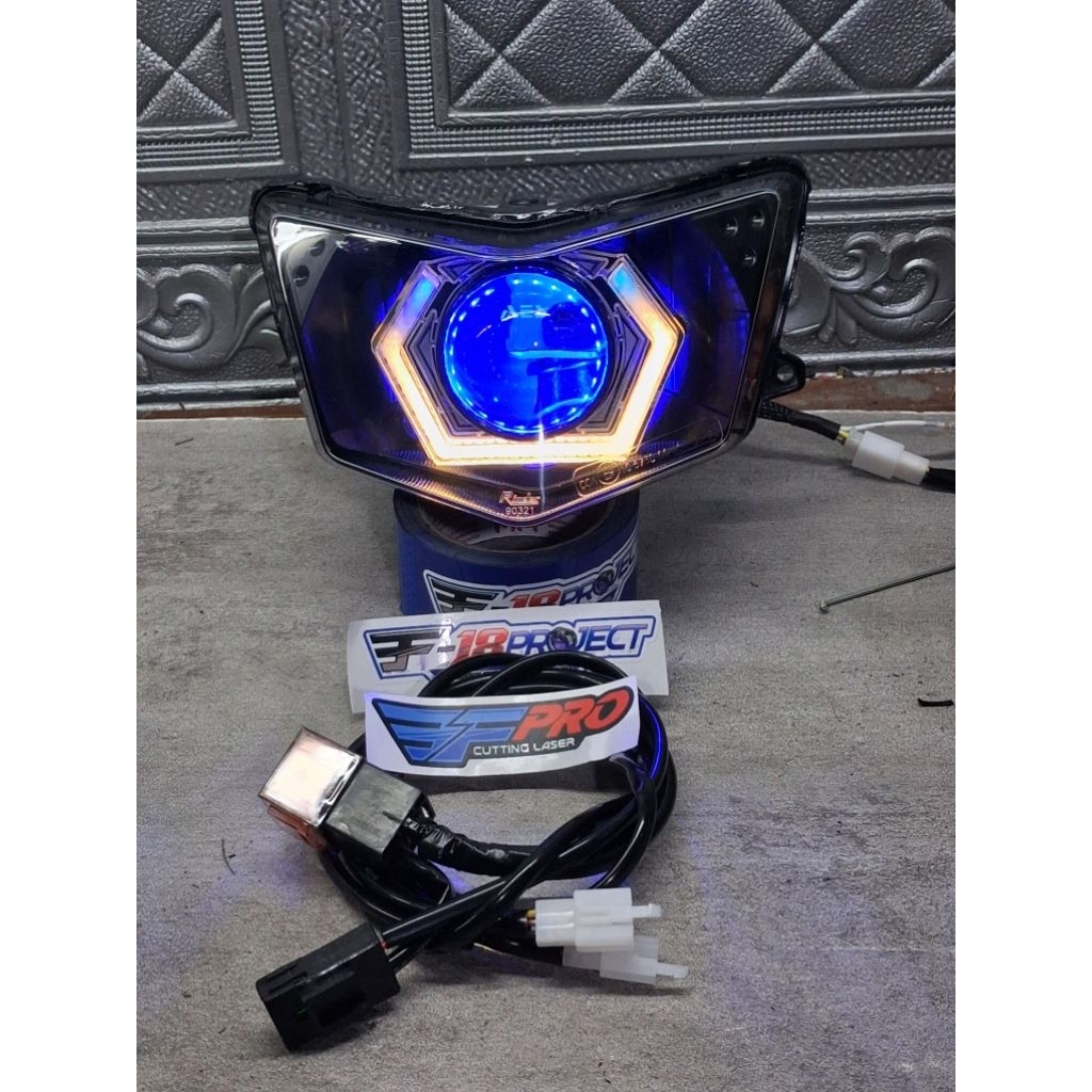 Lampu Biled Custom AES 2,5" - Kawasaki Ninja RR New Ori | Shroud BMW, BMW 5D, Taichi, Cakra