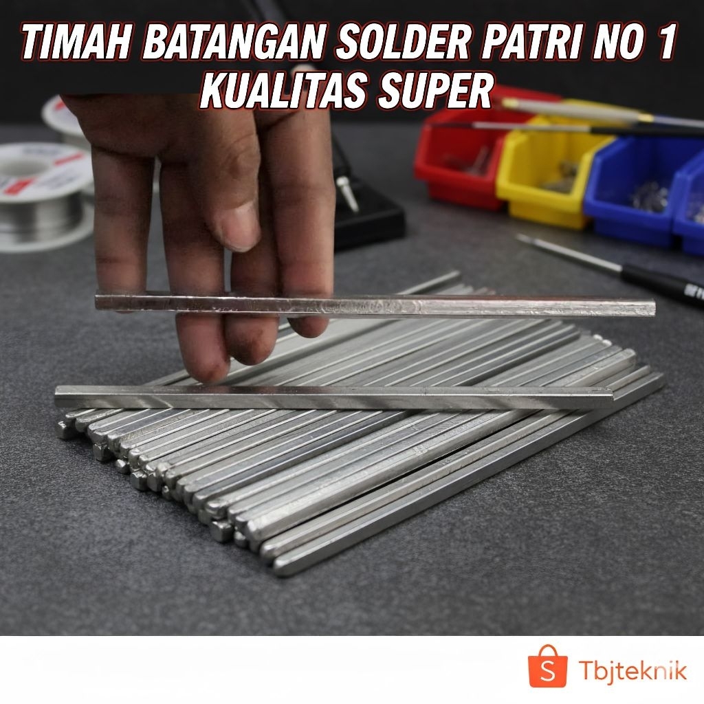timah solder patri batangan kualitas super no. 1 harga per kg