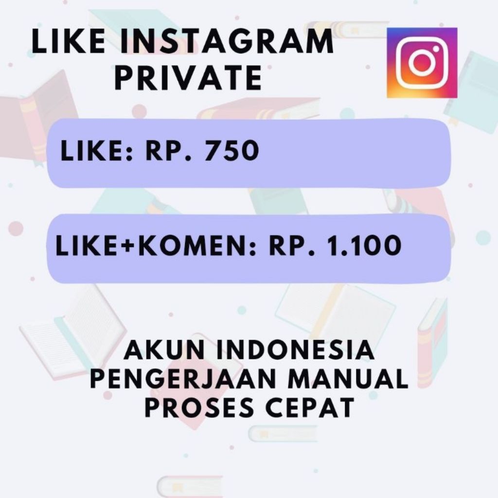 JASA LIKE INSTAGRAM PRIVATE | Real Indo | Cepat & Aman