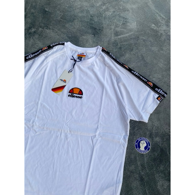 READY STOK Tshirt Ellesse Perzio White Unisex Original 100%