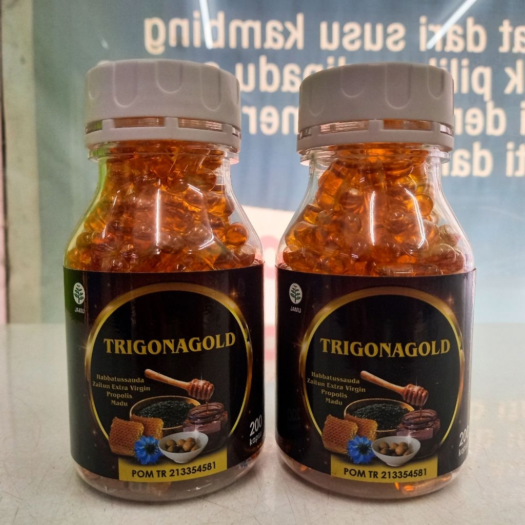 TRIGONA GOLD Habbatusauda Asli Original Exstra Propolis 200 Kapsul - TRIGONA GOLD 200