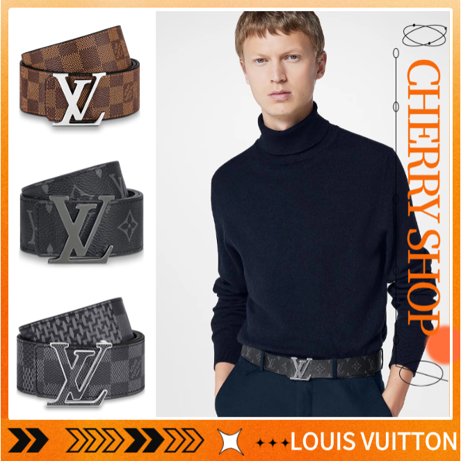 LV INITIALES 40mm Ikat pinggang bolak-balik Louis Vuitton ikat pinggang bolak-balik Louis Vuitton me