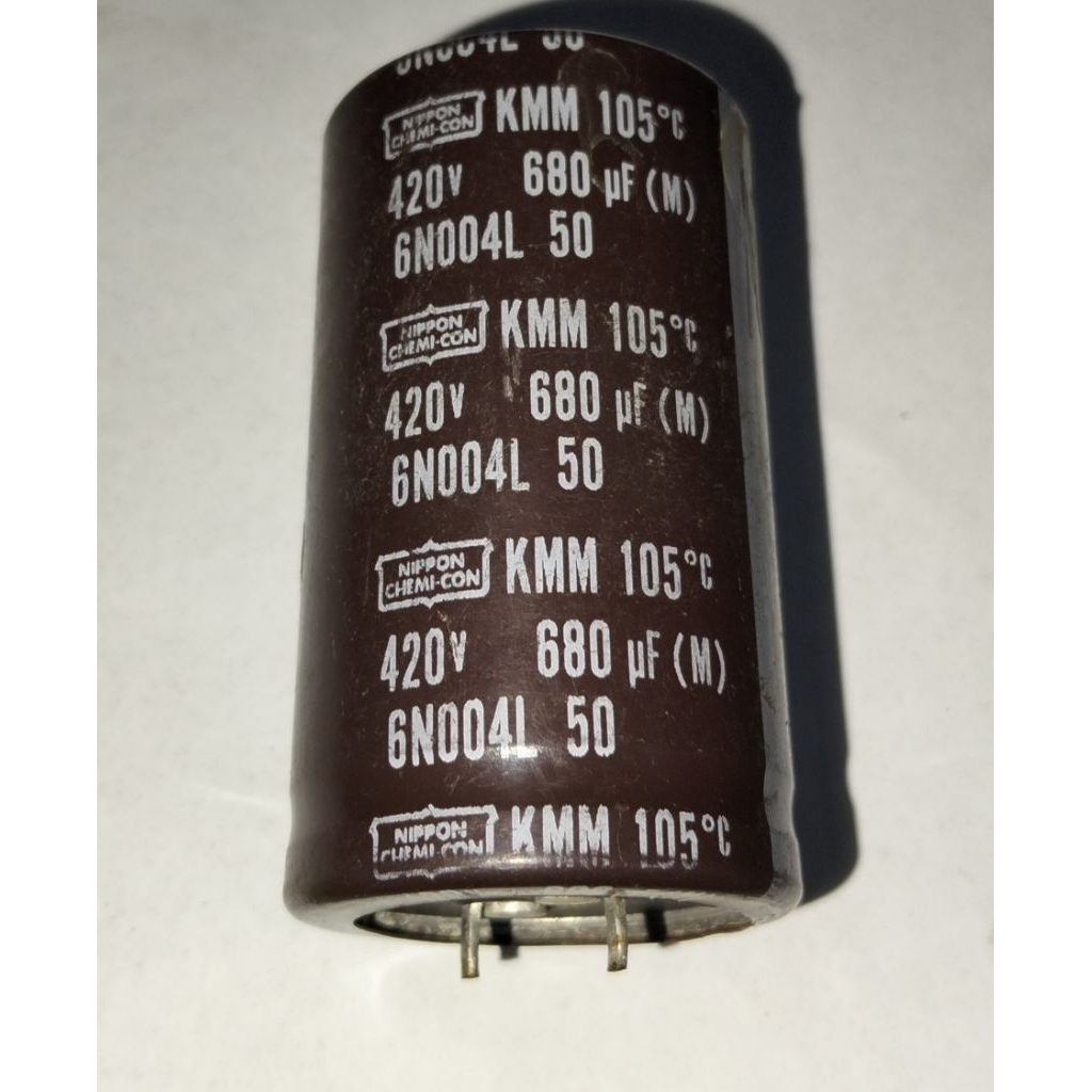 ELCO 420V 680UF T 6CM D 3.5CM BEKAS
