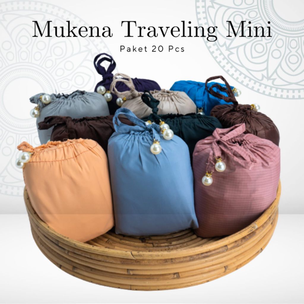 ISI 10 MUKENA GROSIR MURAH | MUKENA PARASUT TRAVELING HARGA GROSIR SOUVENIR MUKENA