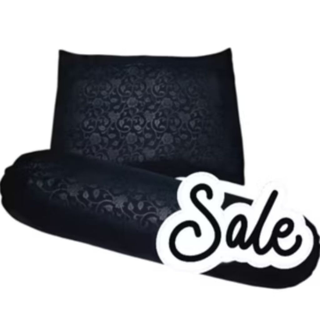 Promo Satu Set Urung Bantal Resleting Dan Urung Guling Motif Embos